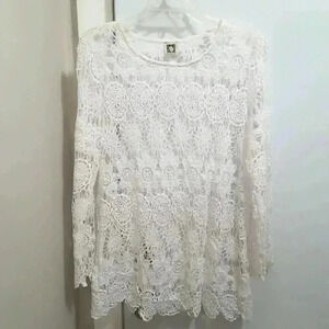 Anne Klein tunic/swim cover up